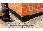 Contact Guardian Foundation Repair for quality Exterior Basement Waterproofing services