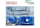 VW Beetle USA style (1955-1972) bumpers by stainless steel new