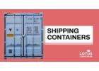 Shipping storage containers | LOTUS Containers