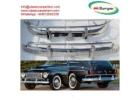 Volvo PV 544 USA type (1958-1965) bumper by stainless steel