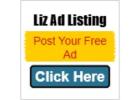 Post a free Ad at Liz Ad listing