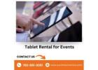 Reliable Tablet Rental Services for Seamless Events