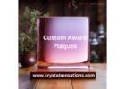 Premium Custom Award Plaques – Crystal Sensation