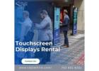 Transform Your Events with Premium Touchscreen Rentals