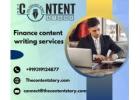 Finance Content Writing Services - TheContentStory