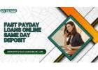 Secure Same Day Deposit Payday Loans Online