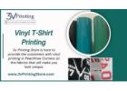 Premium Vinyl T-Shirt Printing at 3v Printing Store – Custom Designs, Exceptional Quality