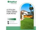 A Stylish Fake Grass for Patio  | FieldTurf Landscape