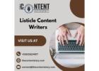 Engage and Inform with Expert Listicle Content Writers