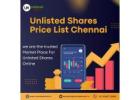 Unlisted Shares Price List Chennai | UnlistedMart