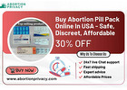Buy Abortion Pill Pack Online In USA - Safe, Discreet, Affordable