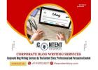 Corporate Blog Writing Services by The Content Story: Professional and Persuasive Content