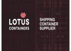 Buy intermodal containers | LOTUS Containers