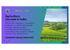 Agriculture Journals in India