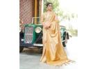 Shop Beautiful Gold Sarees for a Gorgeous Look