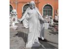 Religious Marble Jesus  Statue for garden and home decor