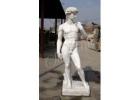 Life Size Marble David Statue for Outdoor Garden and Home Decor