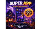Halloween Sale: White Label Super App Platform for Australia | Launch a Ride, Food and Parcel App in