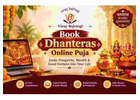 Book Dhanteras Puja Online for Prosperity and Wealth